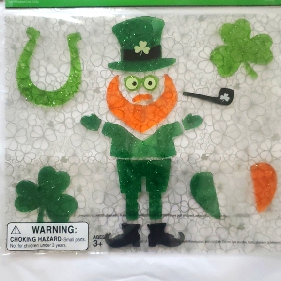 Saint Patrick's Day Themed Window Clings- 2 packs - Picture 2 of 5